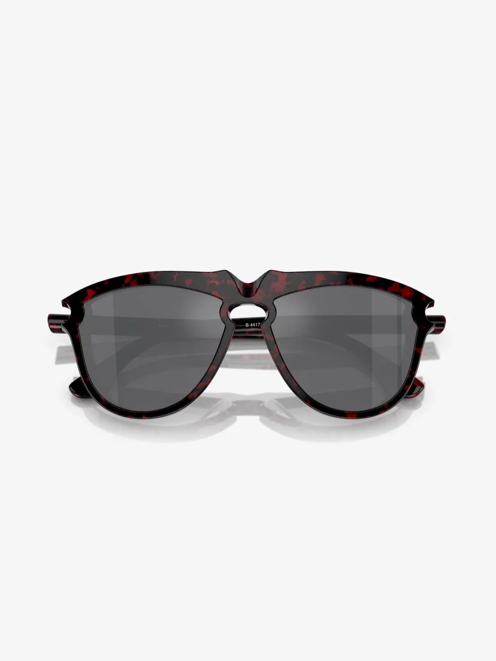 Burberry Red Havana Pilot Men’s Sunglasses  NIB Full Inclusion